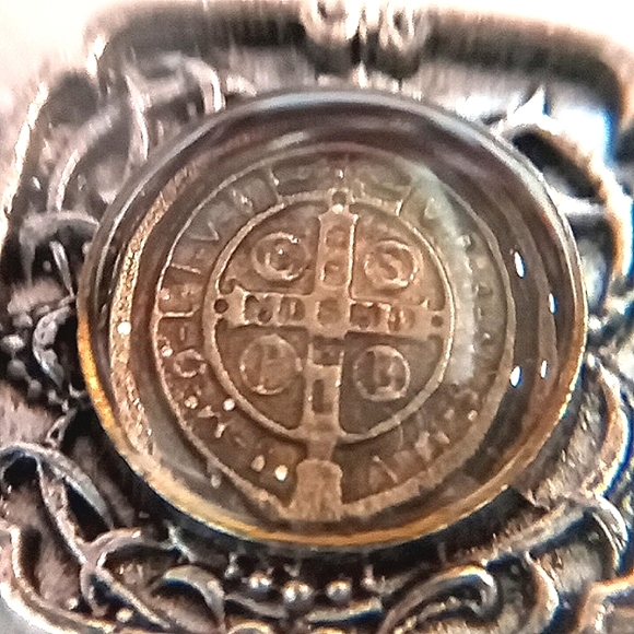 ✴ Virgins Saints & Angels Silver-tone San Benito Toggle Bracelet NEW! - Picture 12 of 16